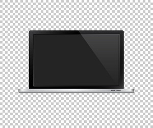 realistic notebook isolated on transparent vector image