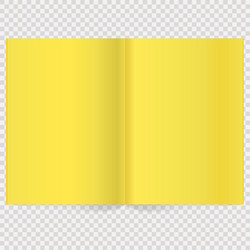 Book spread with blank white pages vector