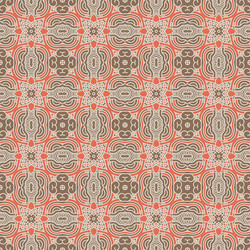 Retro Damask Pattern Background vector image