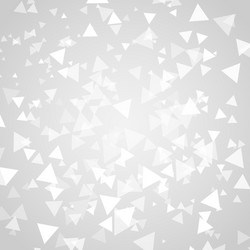 White Triangle Overlap Abstract Background vector image