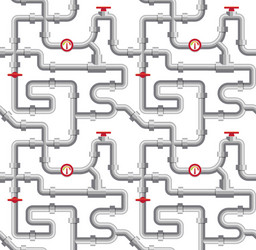 Complex Pipeline Network vector image