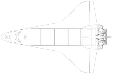 space shuttle rendering of 3d vector image