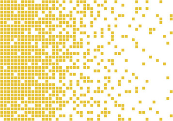Dissolving Square Fragment vector image