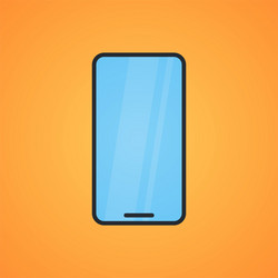 smartphone and technology flat vector