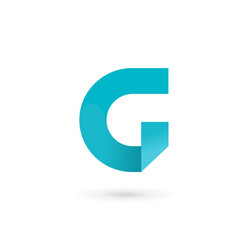 Letter g logo template colorful Royalty Free Vector Image