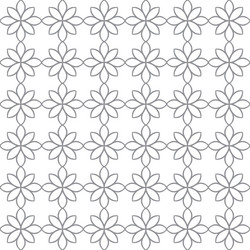 Flower background abstract seamless line pattern vector