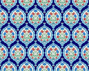 background with seamless pattern three vector image