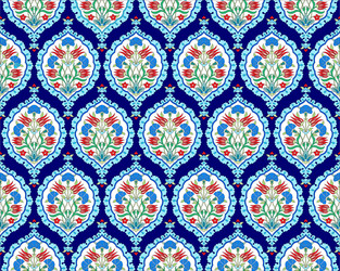 Background with seamless pattern three vector