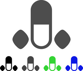 male power pills icon vector