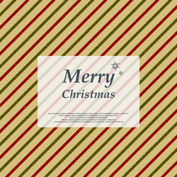 Retro christmas colorful stripe line pattern vector