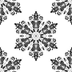 damask seamless pattern abstract background vector