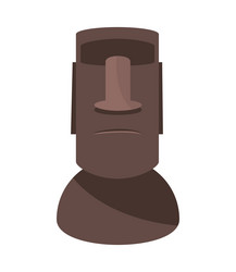 moai statue easter island landmark - outline icon 14347966 Vector Art at  Vecteezy