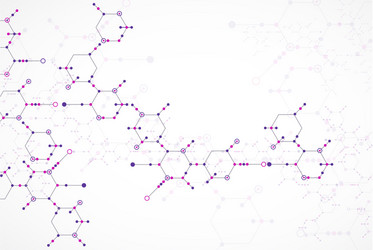 abstract technology hexagonal background vector image
