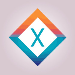 front-end development filled gradient initial vector image