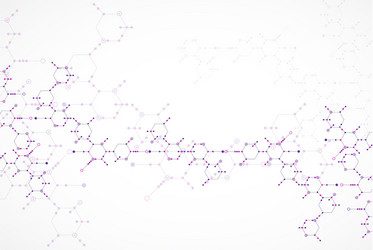 abstract technology hexagonal background vector image