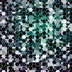 simple colorful background consisting of hexagons vector image