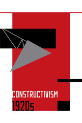 soviet constructivism abstract 1920s vector