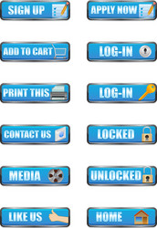 web design element vector image
