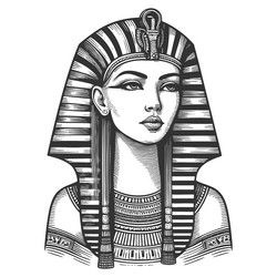 Ancient egyptian pharaoh Royalty Free Vector Image