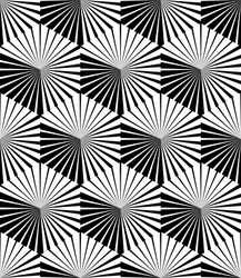 continuous monochrome pattern decorative abstract vector image