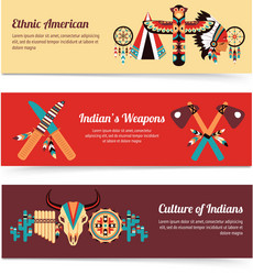 Ethnic design concept banners vector