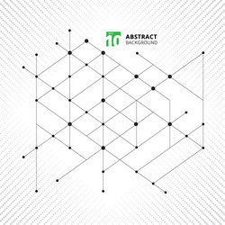Geometric Network Lines Abstract vector image