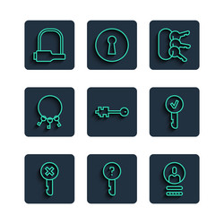 set line wrong key undefined create account vector image