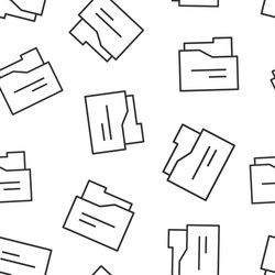 file folder icon in flat style documents archive vector image
