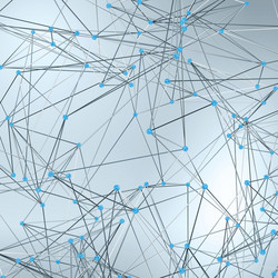 wireframe polygonal element abstract background vector image