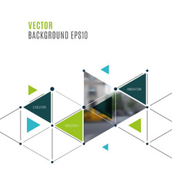 Geometric Triangle Background vector image