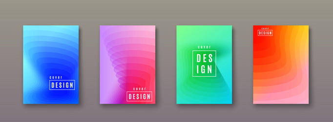 abstract gradient background with geometric color vector image