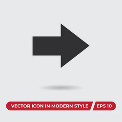 Next icon in modern style for web site and mobile vector