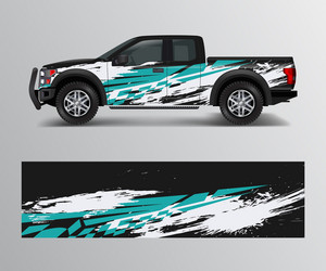 Abstract Truck Stripe Patterns Vector Image