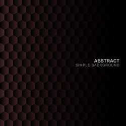 red dark hexagonal shape background simple vector image