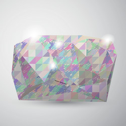 abstract background polygonal pattern vector image