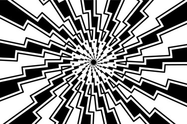 lightning bolt - abstract geometric pattern vector image