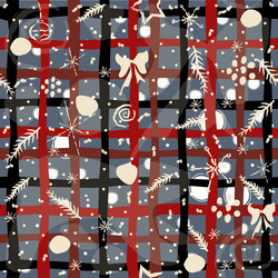 seamless pattern with berries on subtle background vector image
