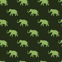 abstract elephant form seamless pattern design vector image