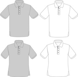 Polo Shirt Collection Vector Image