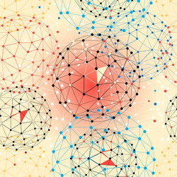 graphical abstract pattern vector image