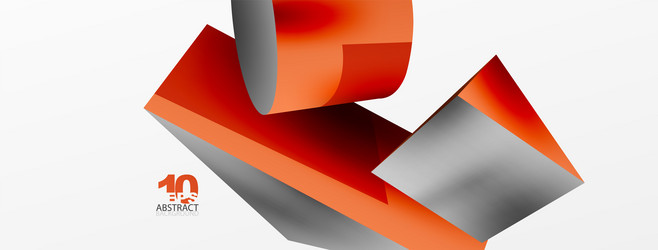 3d abstract background shapes triangle vector image