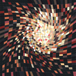 Geometric Spiral Waves vector image