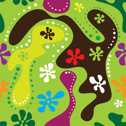 Retro Abstract Pattern vector image