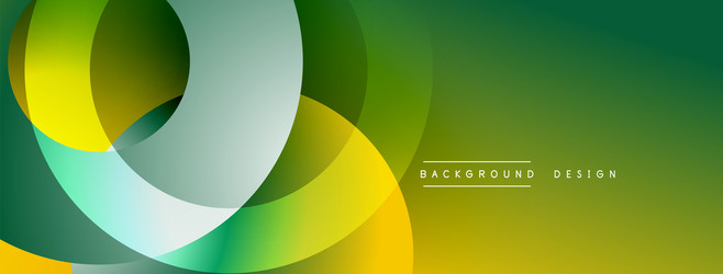 abstract geometric shapes overlap creating vector image