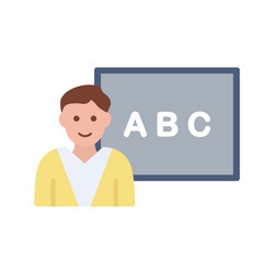 class icon image suitable for mobile apps vector image