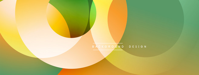 abstract colorful shapes overlap creating smooth vector image