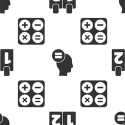 set calendar calculation and calculator vector image