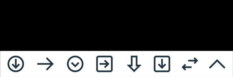 ui line icons linear set quality vector image