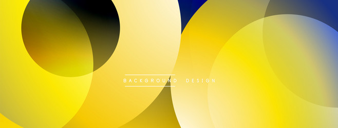 abstract background features overlapping circles vector image