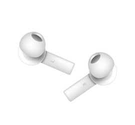 Portable earphones for listen music audio headset vector